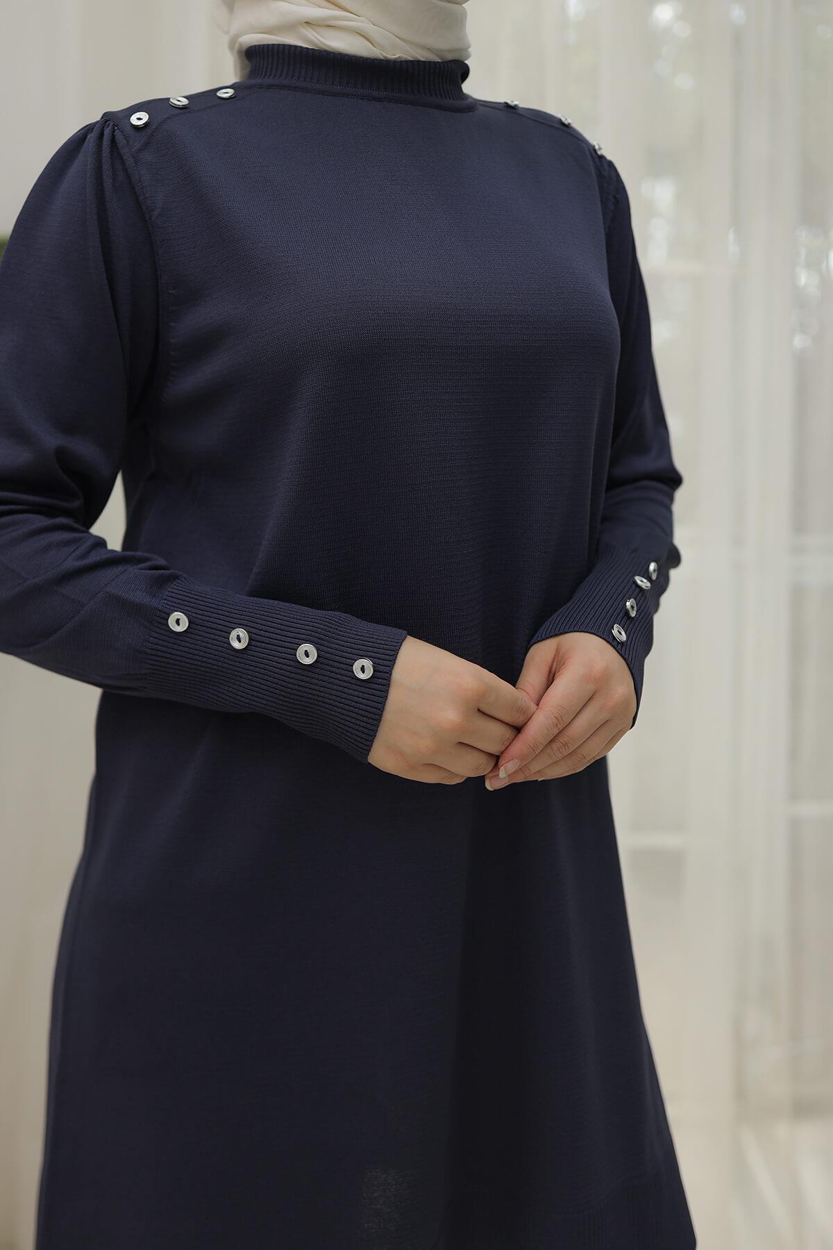 Armine TREND Triko Tunik Lacivert 24KTD404