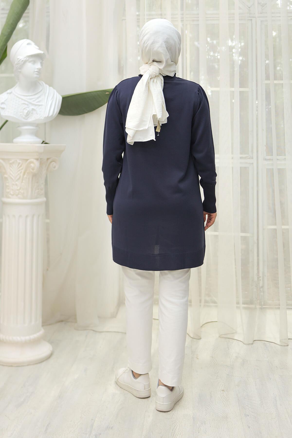 Armine TREND Triko Tunik Lacivert 24KTD404