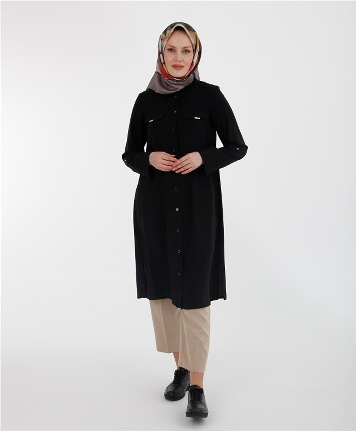 Armine Trend Tunik 22KT407 Siyah