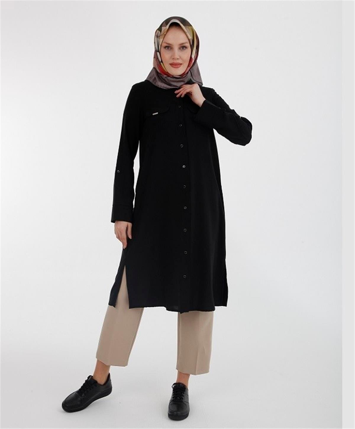 Armine Trend Tunik 22KT407 Siyah