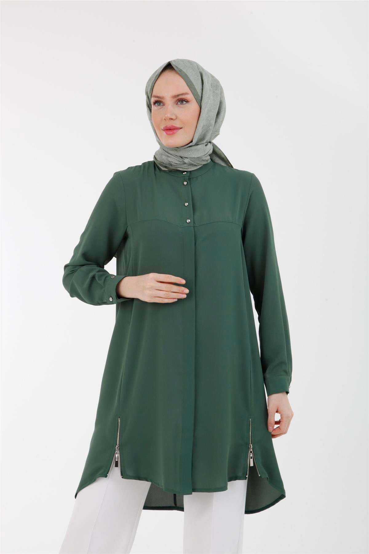 Armine Trend Tunik 23YT412 Yeşil