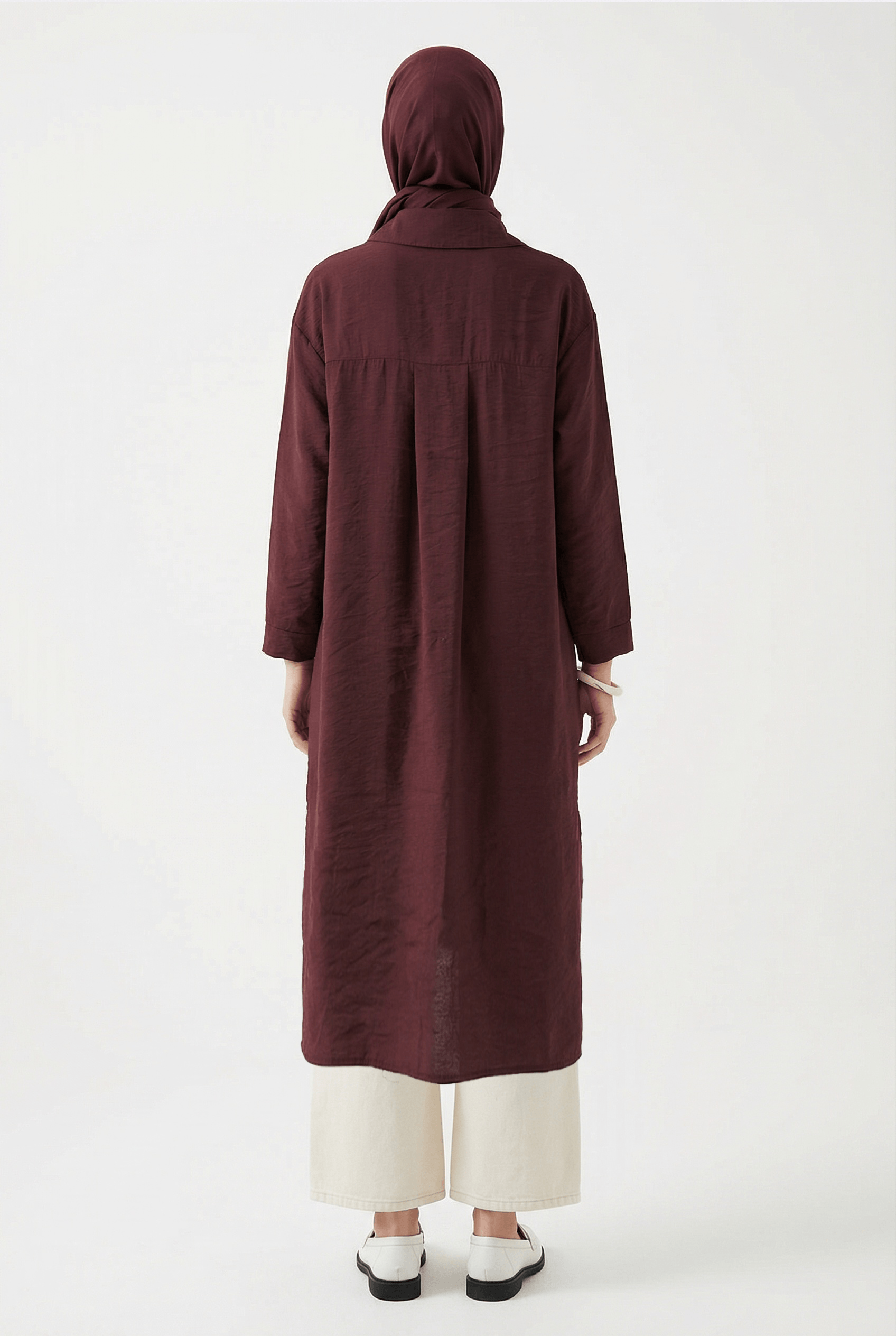 Armine TREND Uzun Tunik Bordo 26YT419