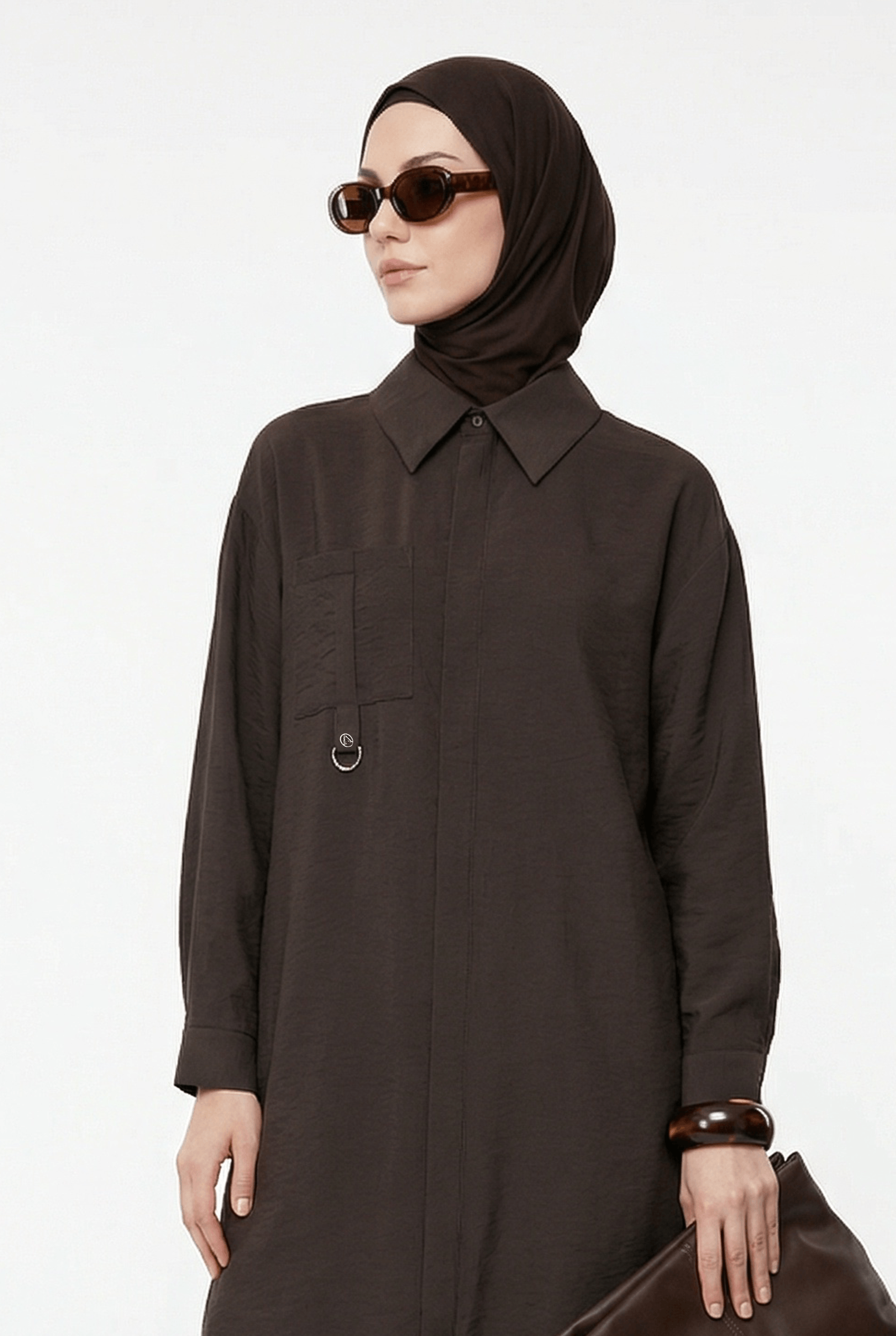 Armine TREND Uzun Tunik Kahverengi 26YT419