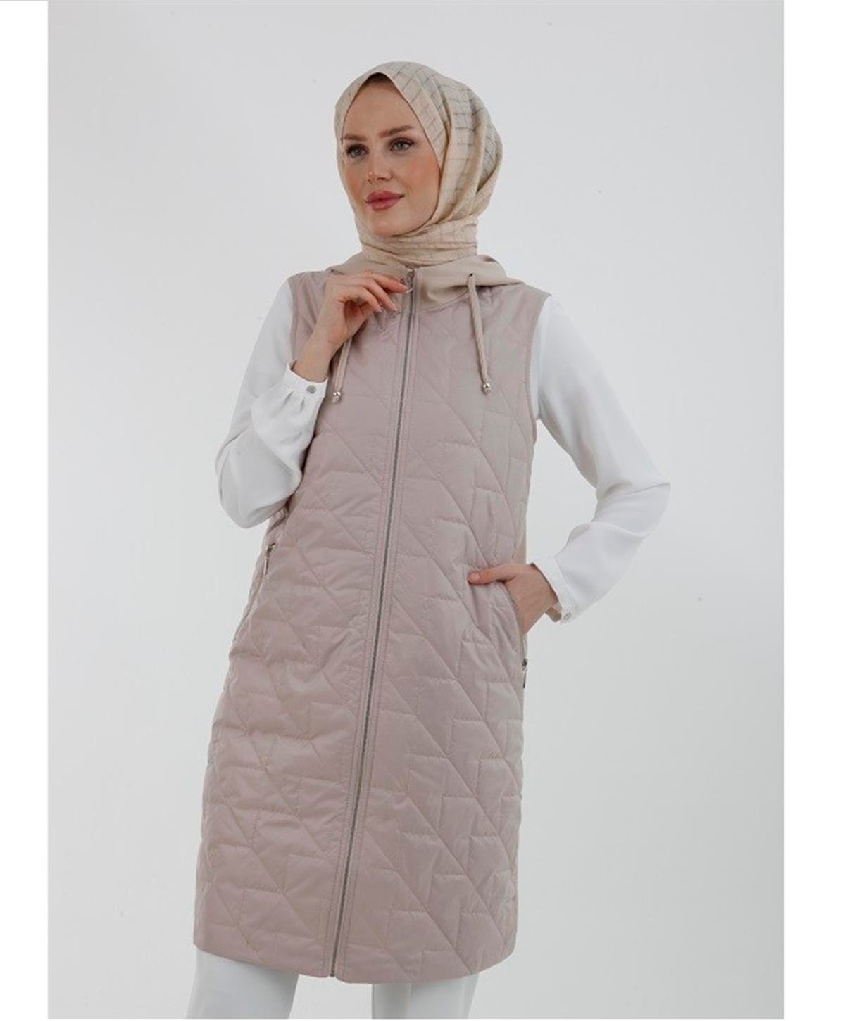 Armine Trend Yelek 23YT521 Bej