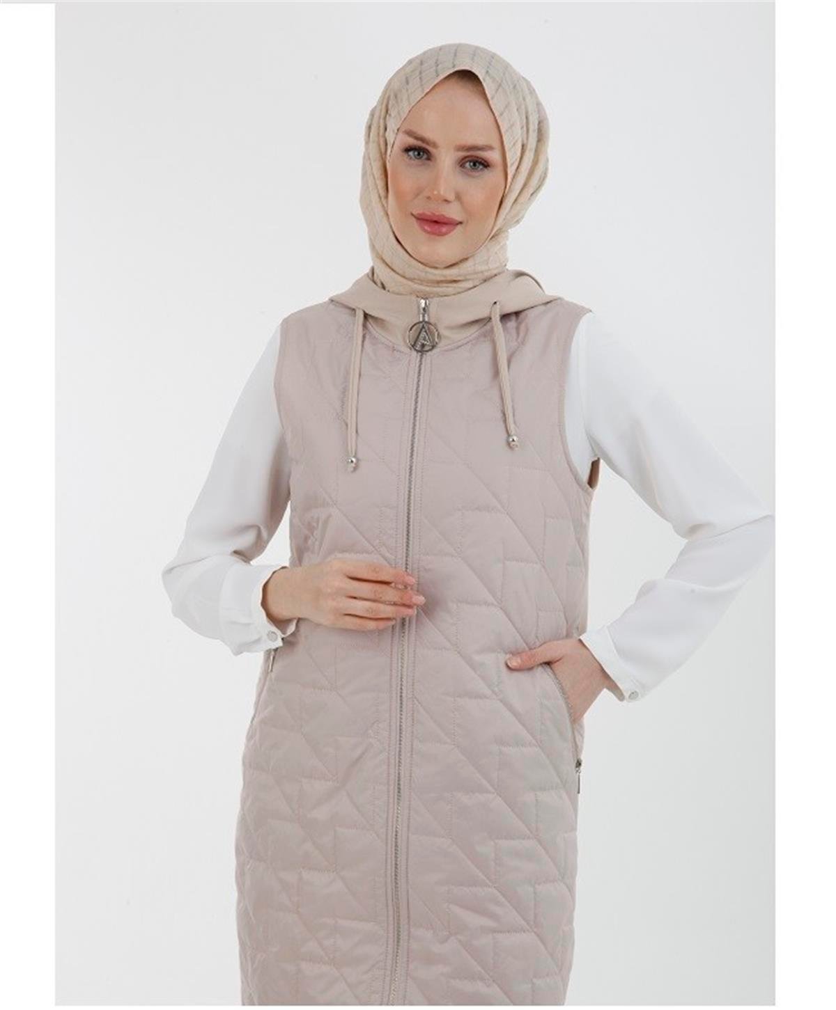 Armine Trend Yelek 23YT521 Bej