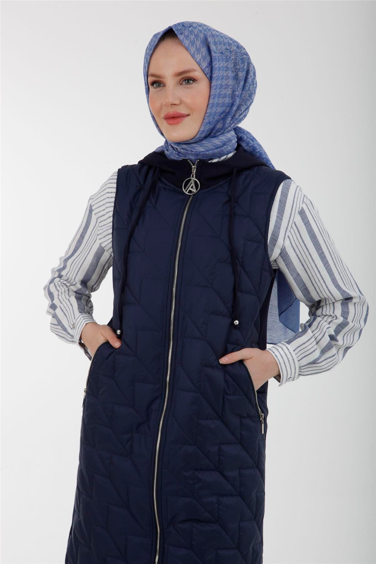 Armine Trend Yelek 23YT521 Lacivert