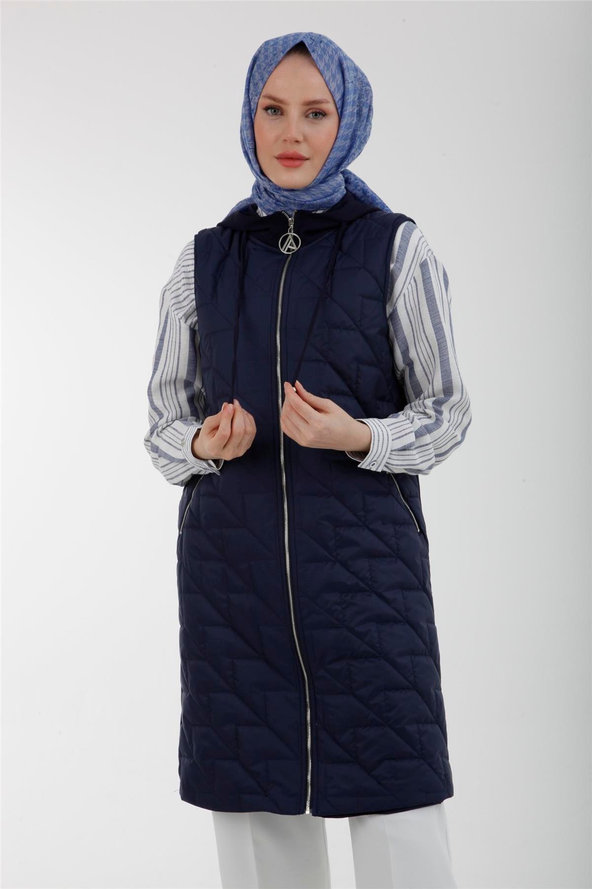 Armine Trend Yelek 23YT521 Lacivert