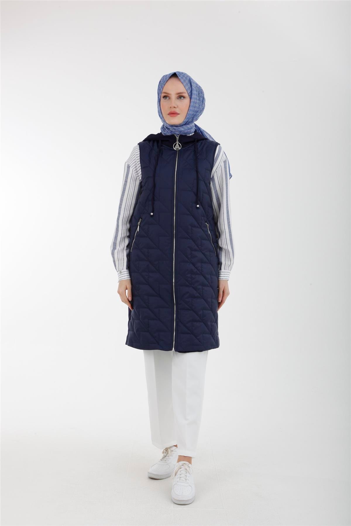 Armine Trend Yelek 23YT521 Lacivert