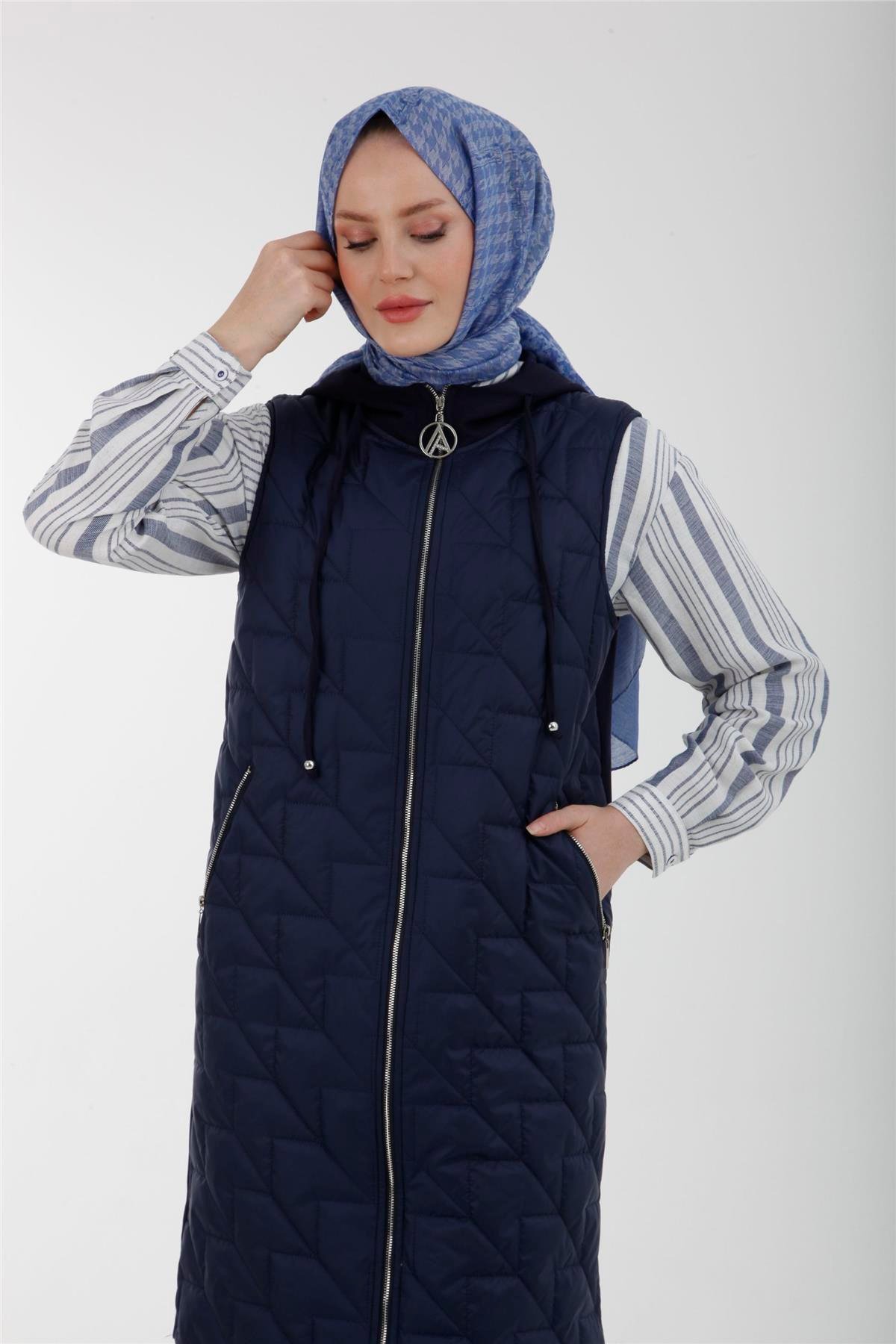 Armine Trend Yelek 23YT521 Lacivert