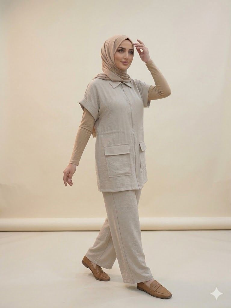 Armine TREND Yelek ve Pantolonlu Bayan Takım Taş 26YT6127