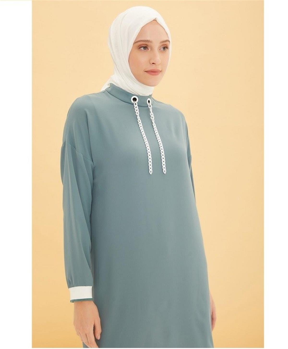 Armine Tunik 21YT401 22YT455 Küf Yeşili