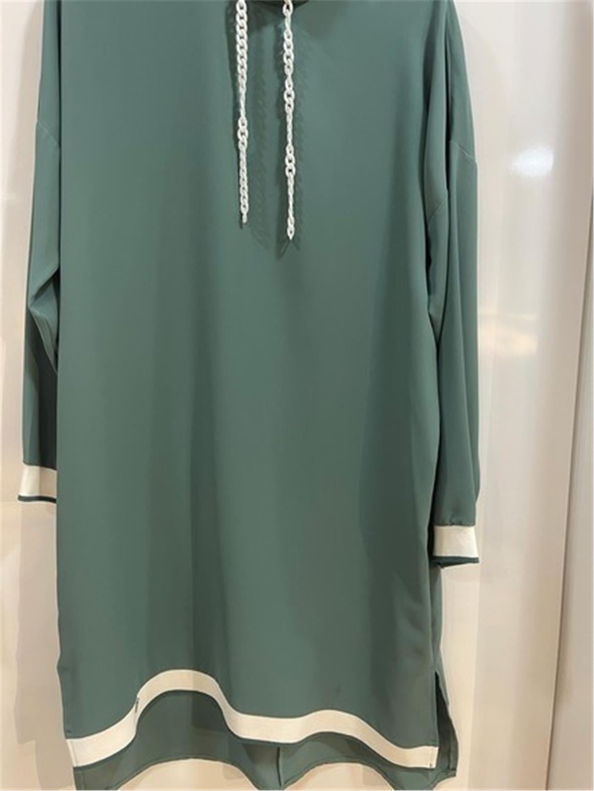 Armine Tunik 21YT401 22YT455 Küf Yeşili