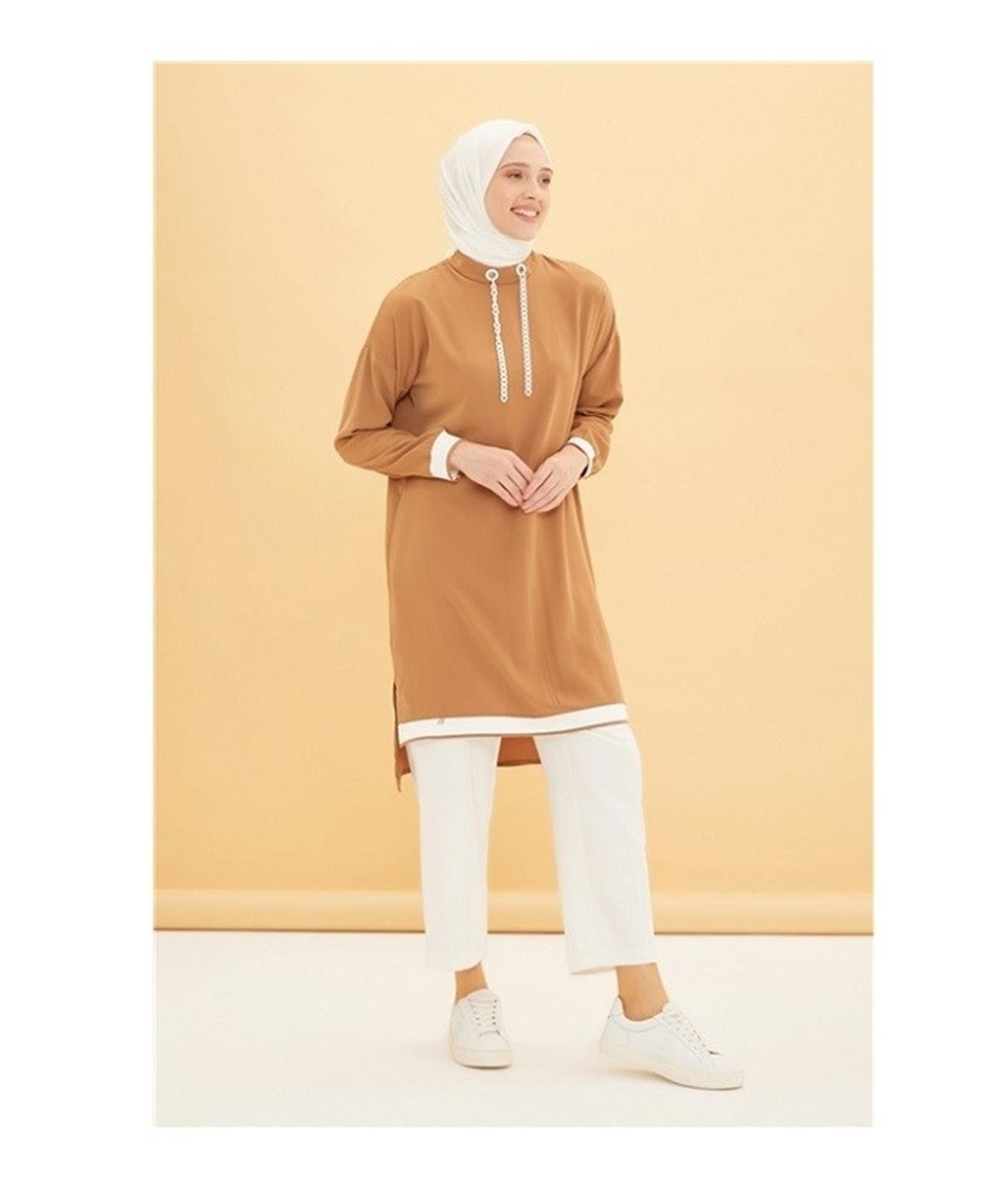 Armine Tunik 21YT401 22YT455 Taba
