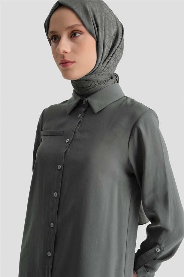 Armine Tunik Elbise Petrol AGTN1136