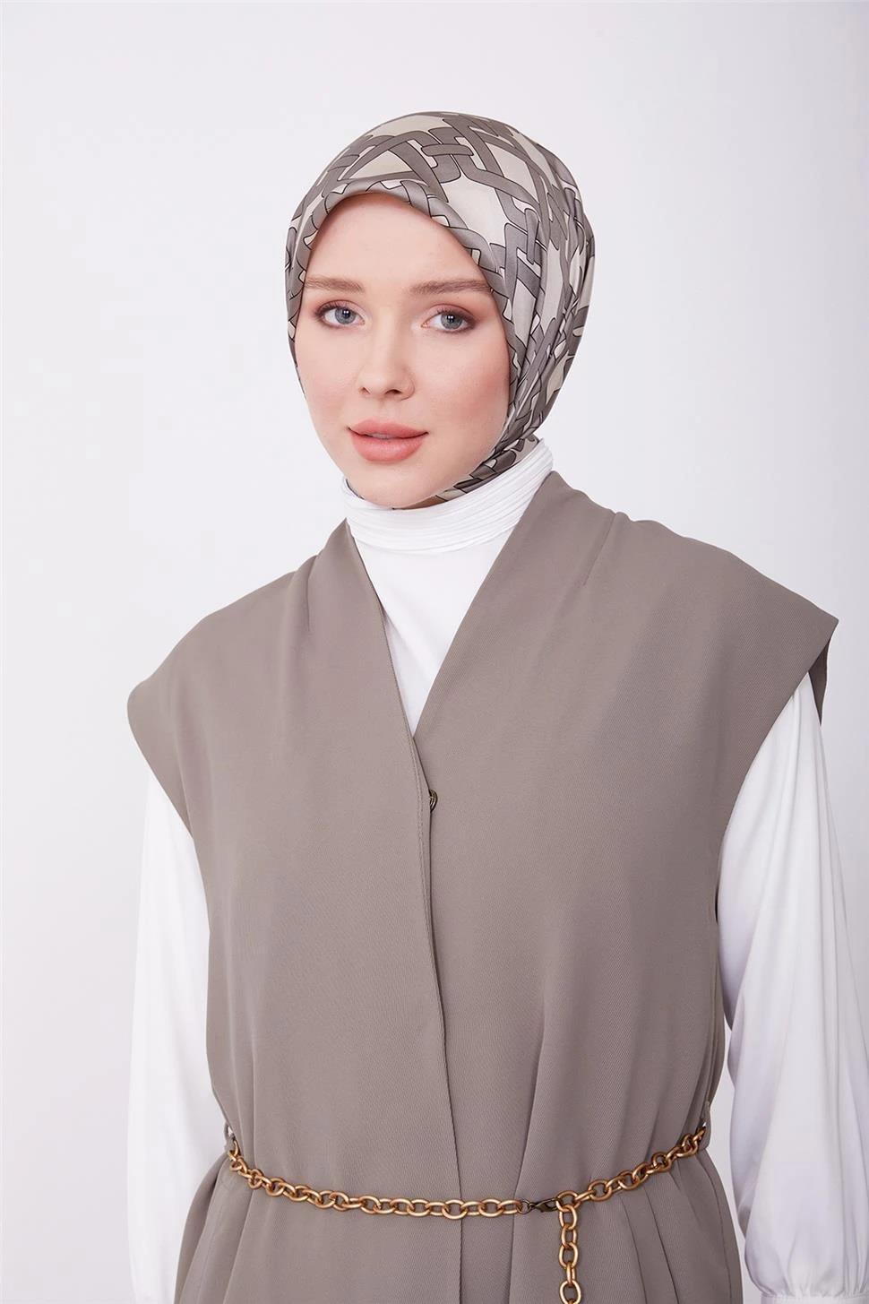 Armine Zincirli Yelek Takım 23K6703 Vizon