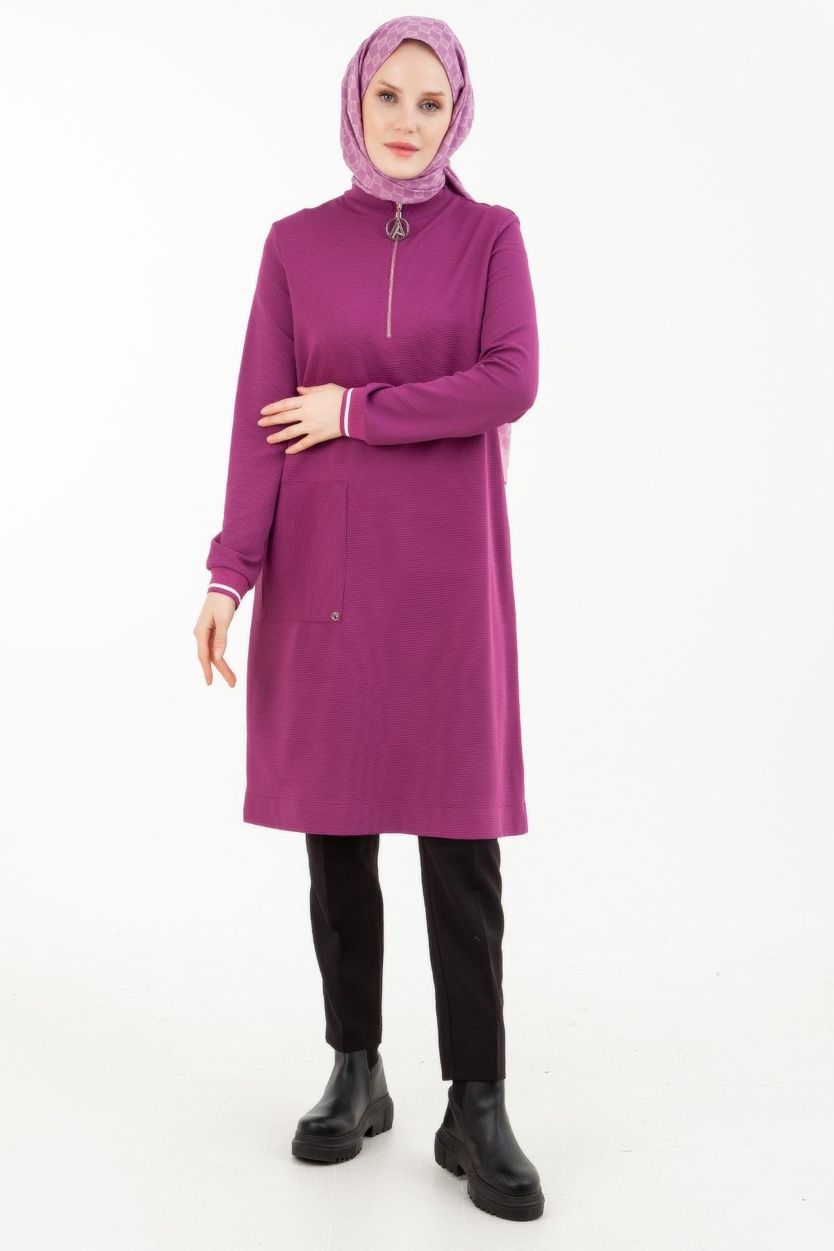 Armine Trend Tunik Erguvan 23KT439 23YT440