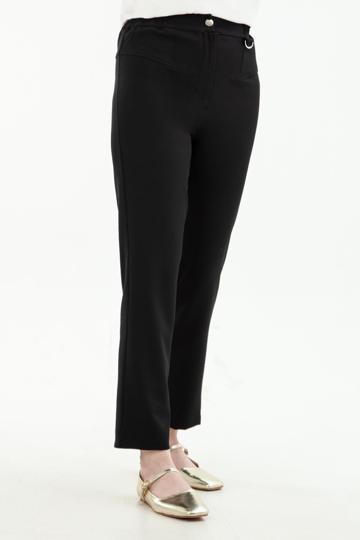 Armine TREND Dar Paça Pantolon Siyah 24YT211