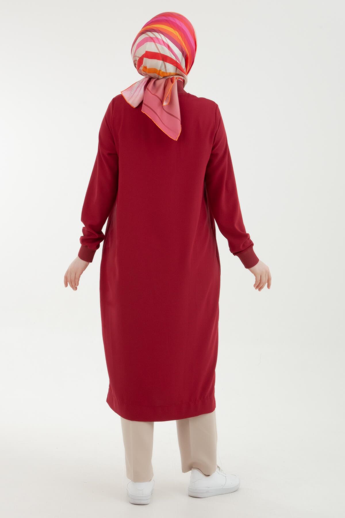 Armine TREND Halkalı Tunik Yaz Sezonu 24YT436 Bordo