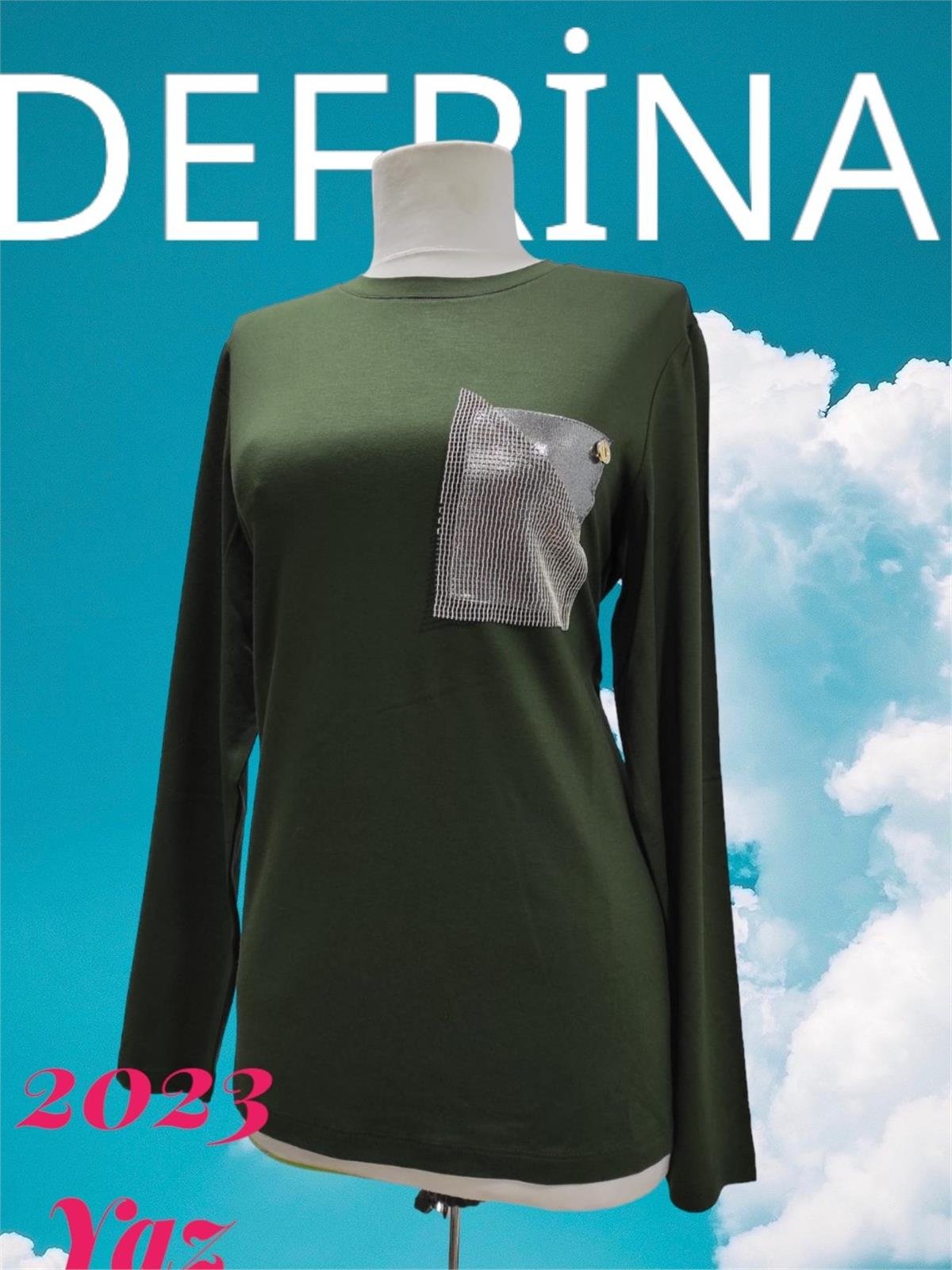 Defrina File Cep Komb. Bluz 11002 Haki