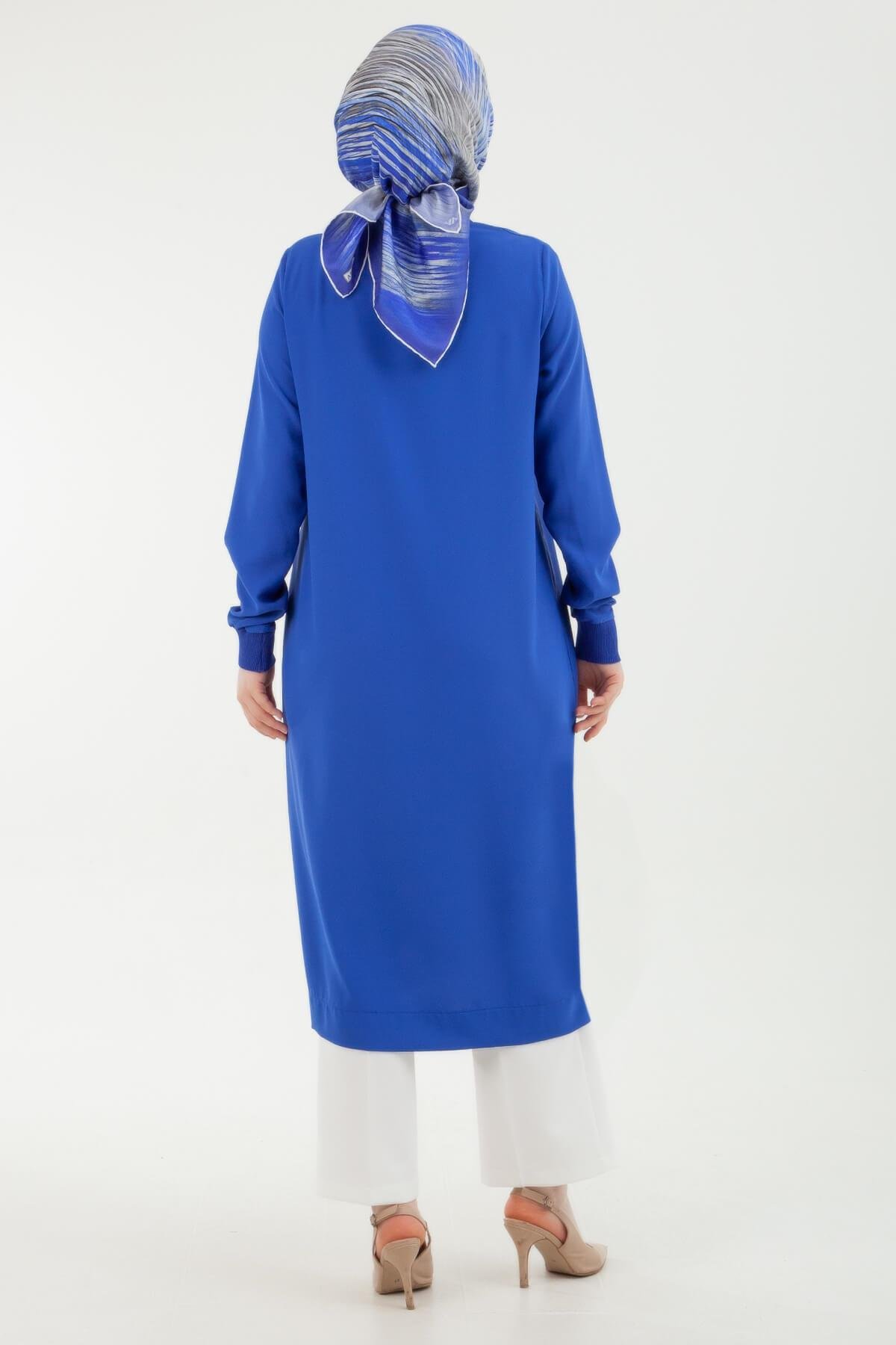 Armine TREND Halkalı Tunik Yaz Sezonu 24YT436 Saks