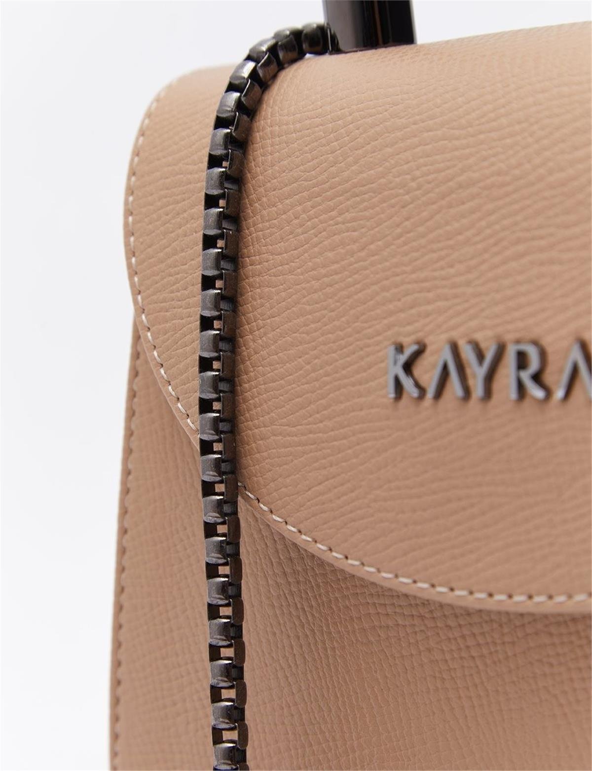 KAYRA Suni Deri Çanta KA-B23-CNT12A Vizon