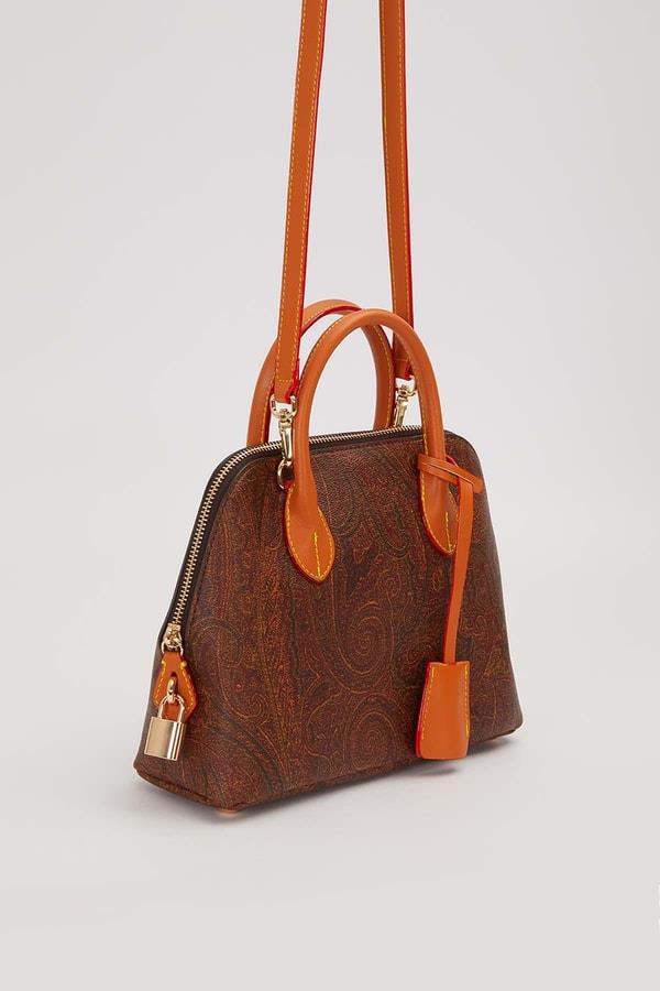 Levidor Fermuar Kilit Detaylı El Çantası Koyu Kahve 930587