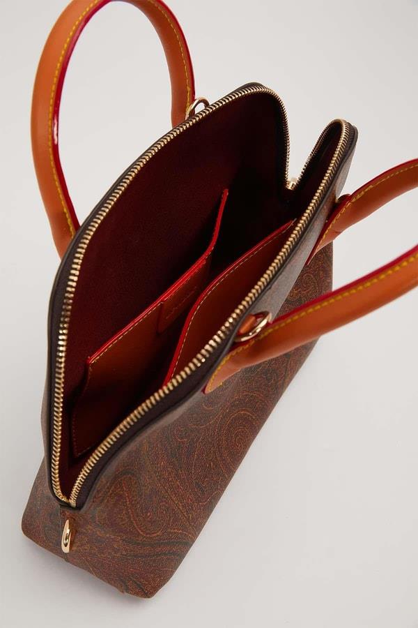 Levidor Fermuar Kilit Detaylı El Çantası Koyu Kahve 930587