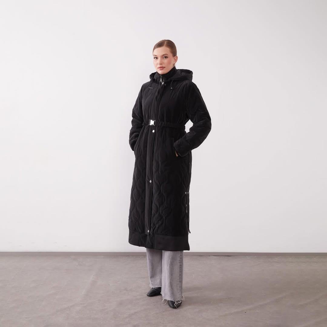 Levidor Kapitone Namboo Şişme Mont Siyah 570079