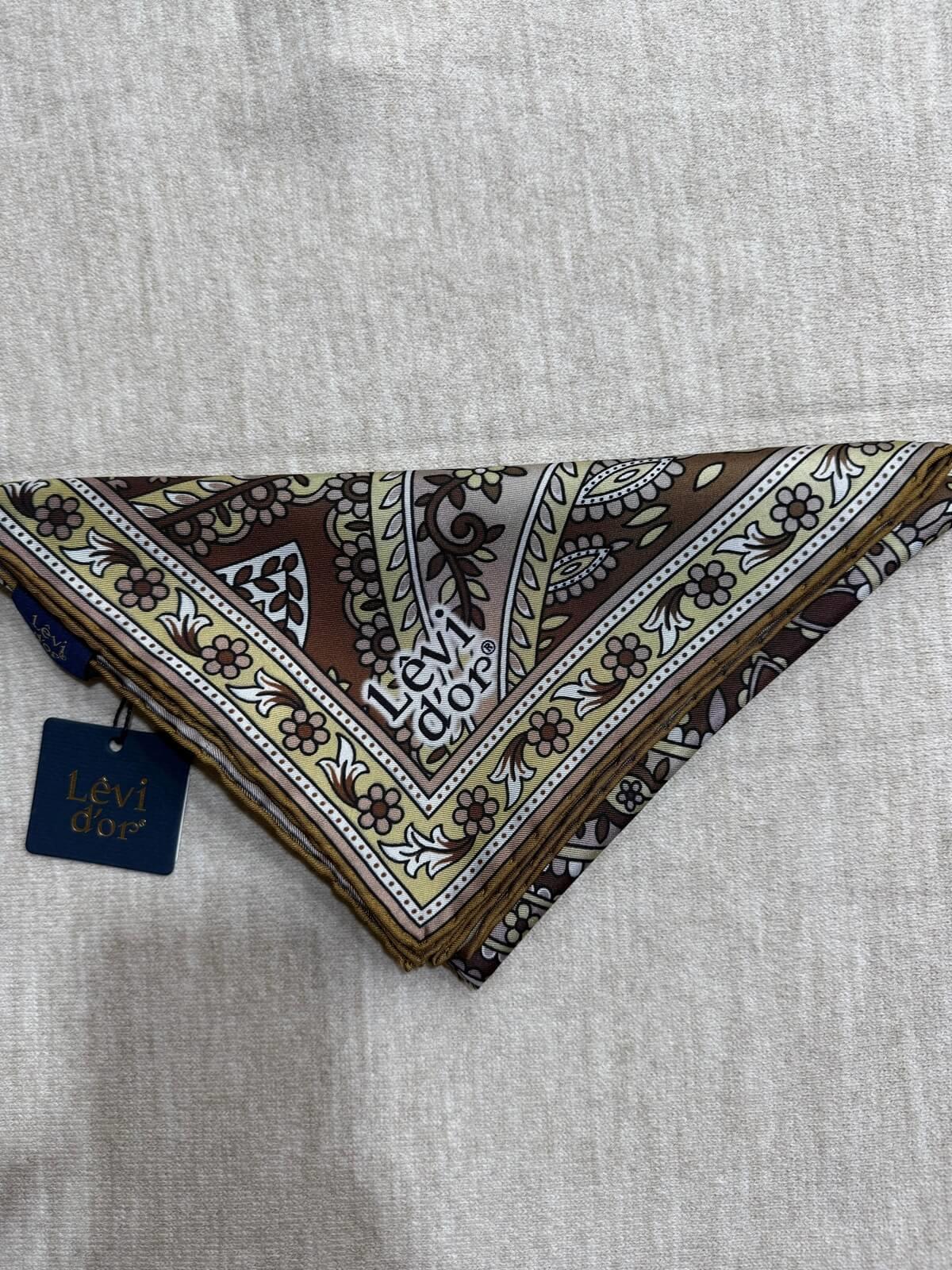 LEVİDOR Tivil İpek Eşarp 0608-2