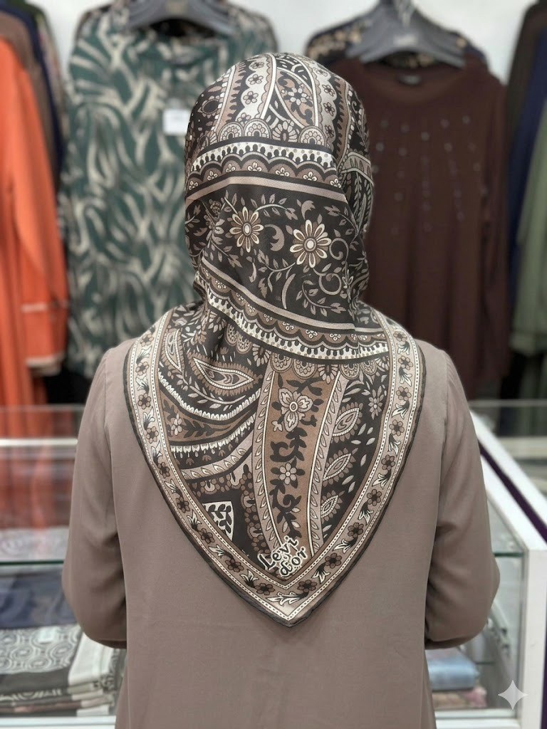 LEVİDOR Tivil İpek Eşarp 0608-3