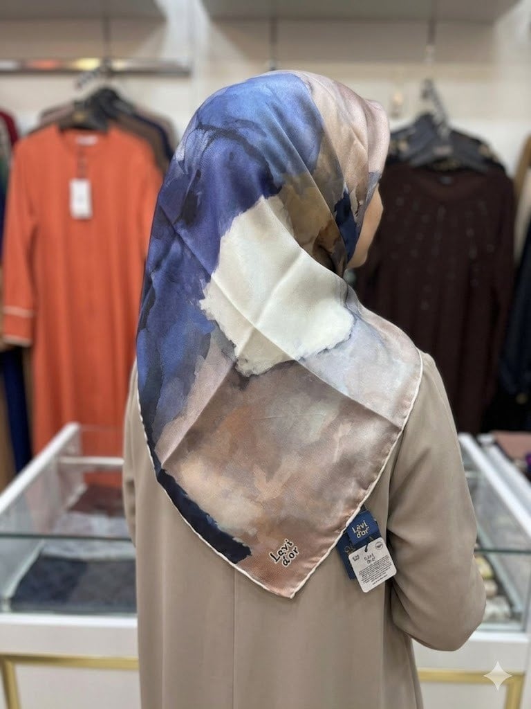 LEVİDOR Tivil İpek Eşarp 1162-93