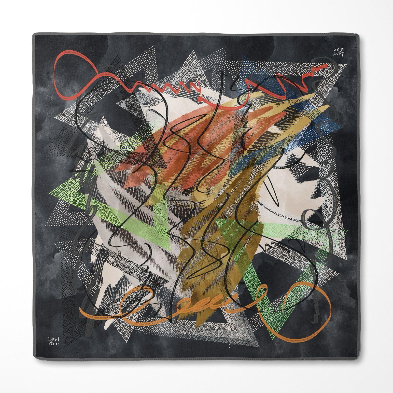 LEVİDOR Tivil İpek Eşarp 1818-59