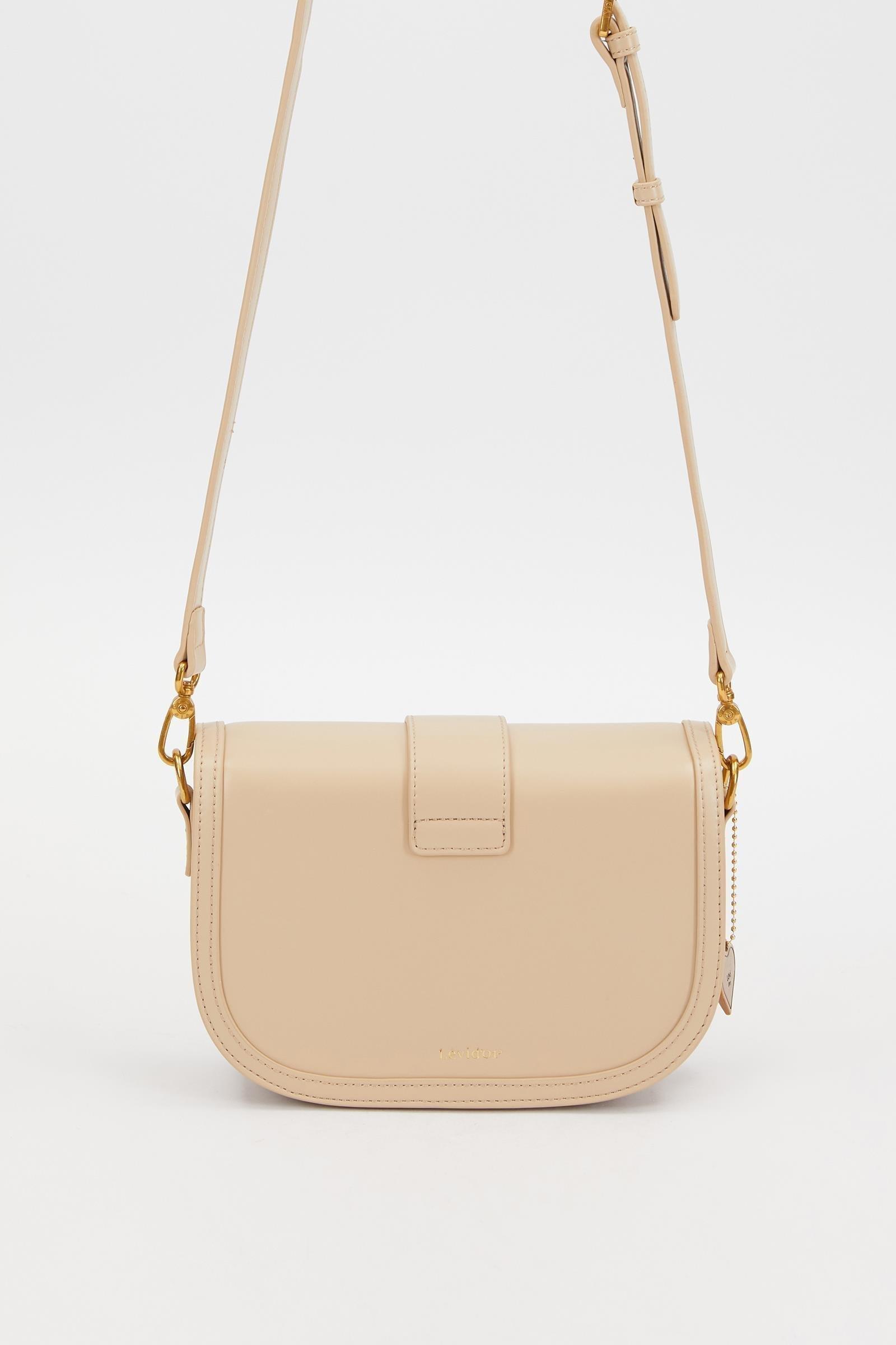 Levidor Zımba Detay Omuz Çantası Camel 930242