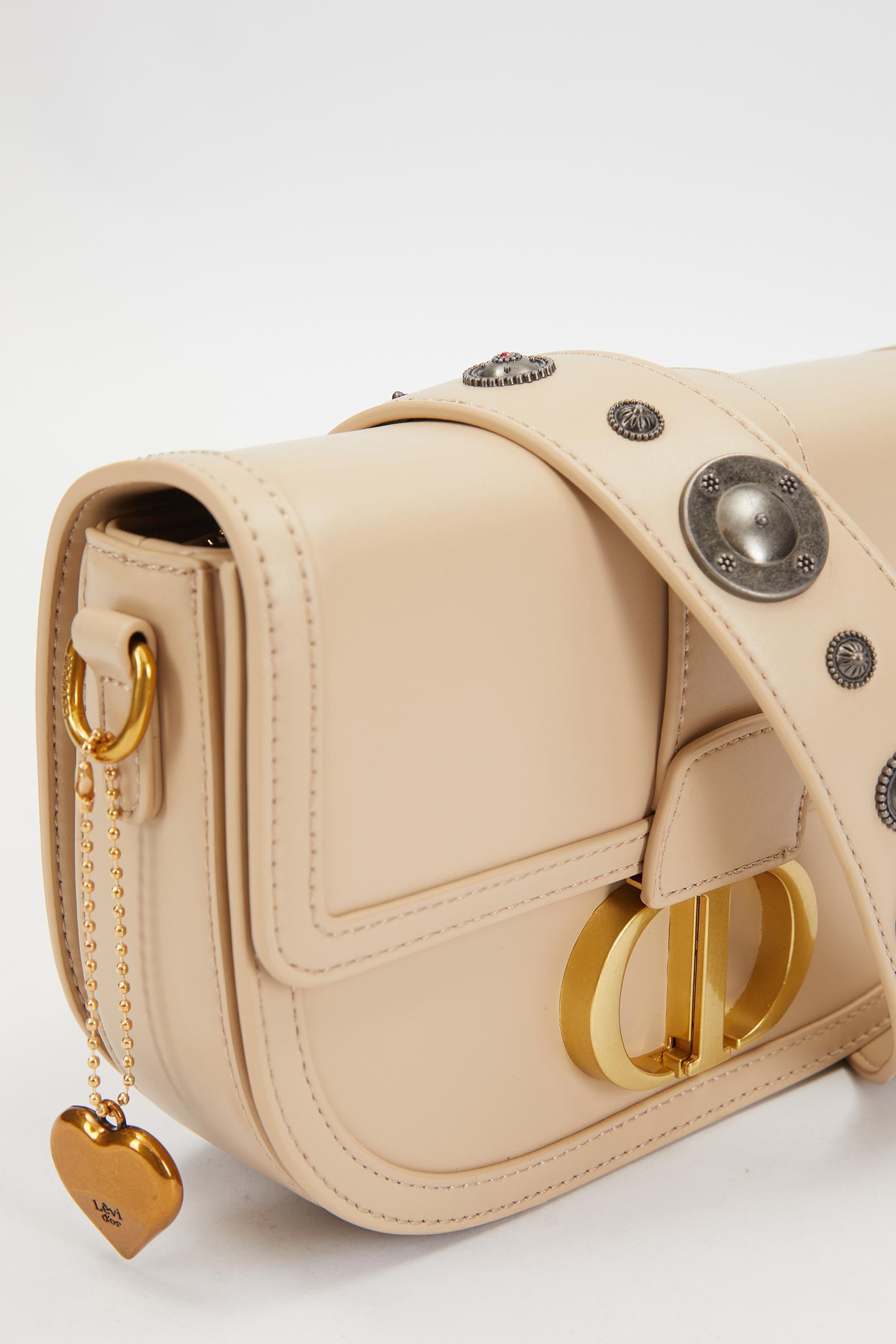 Levidor Zımba Detay Omuz Çantası Camel 930242