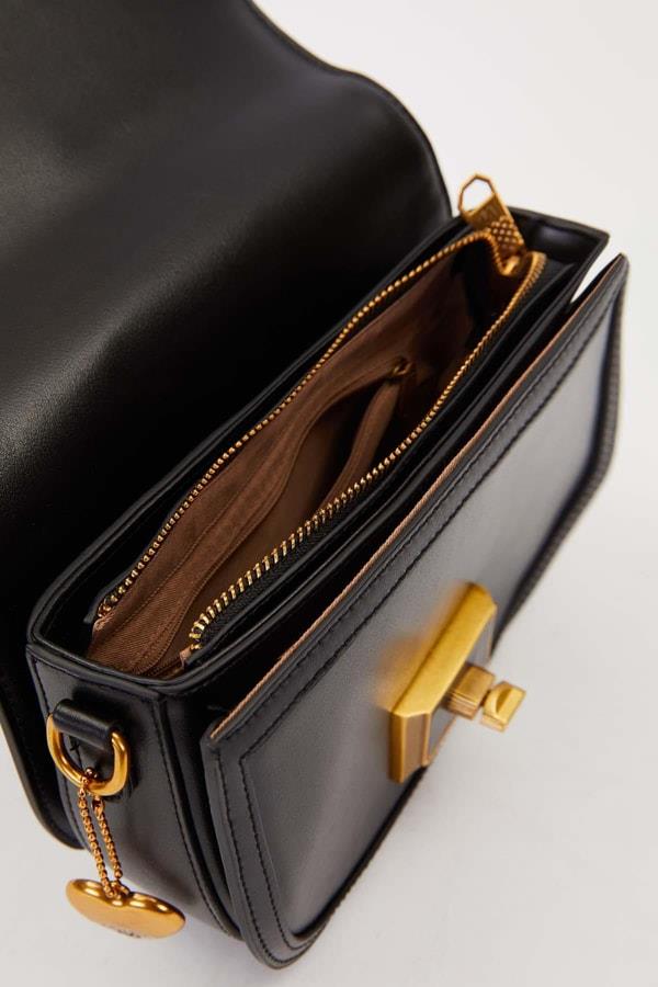 Levidor Zımba Detay Omuz Çantası Siyah 930242