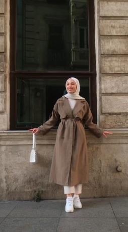 NAQSHE Belden Bağlamalı Düğmeli Giy Çık Haki