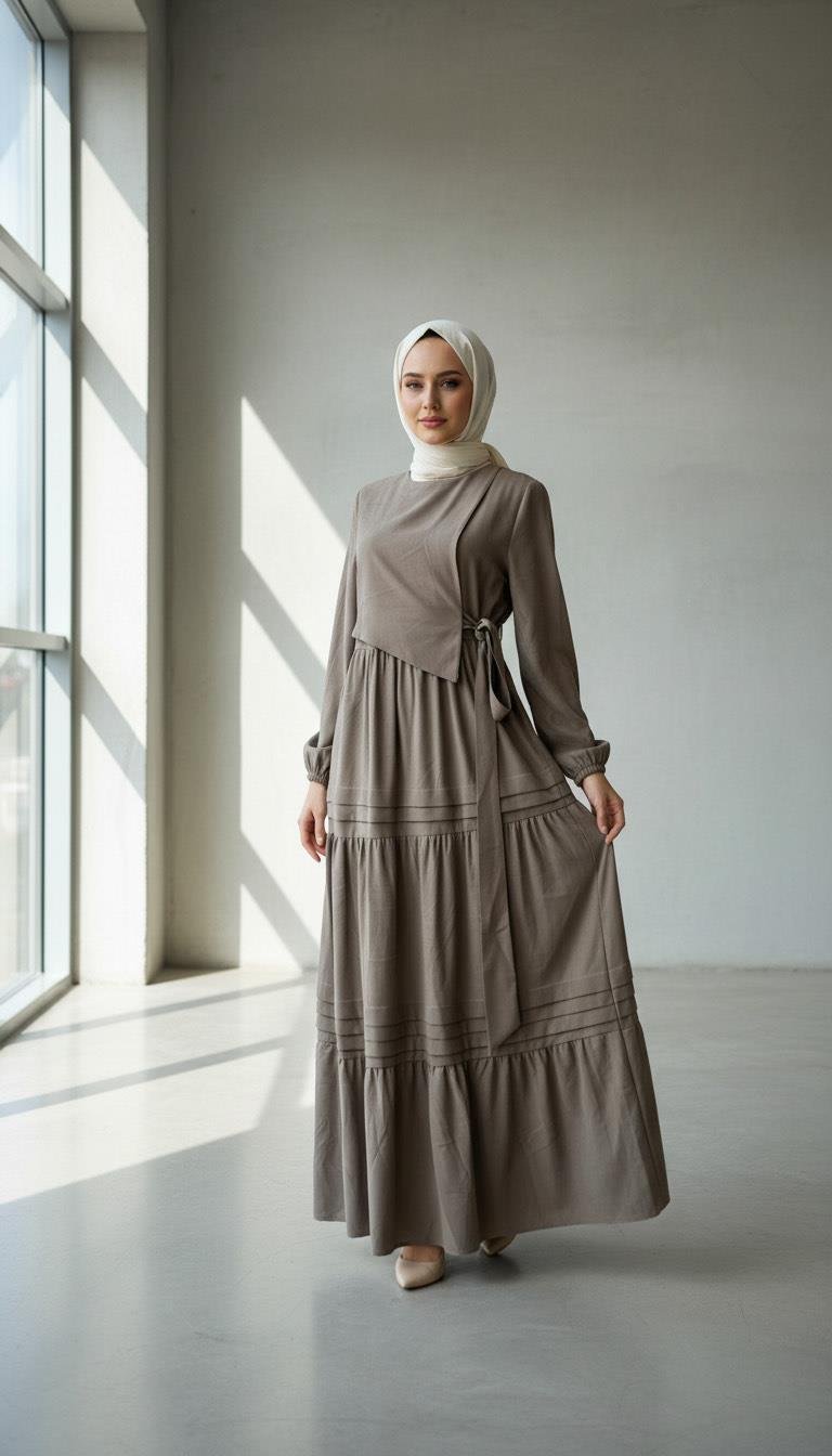 Naqshe Kat Kat Elbise Vizon