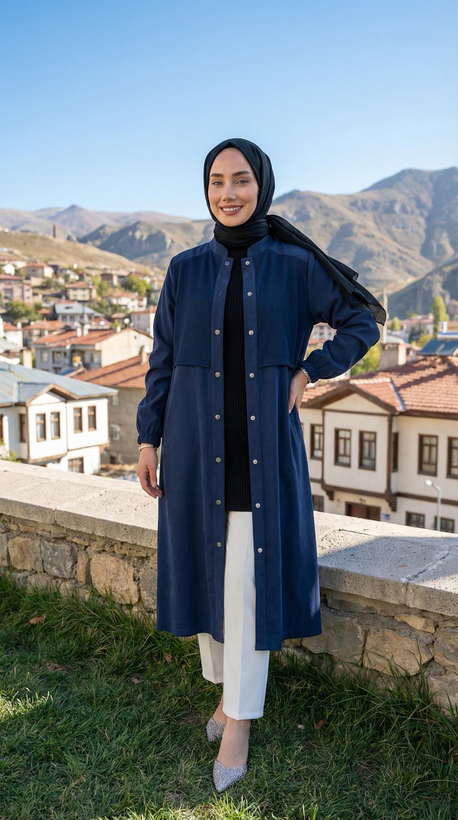 Noshe File Garnili Kap Lacivert