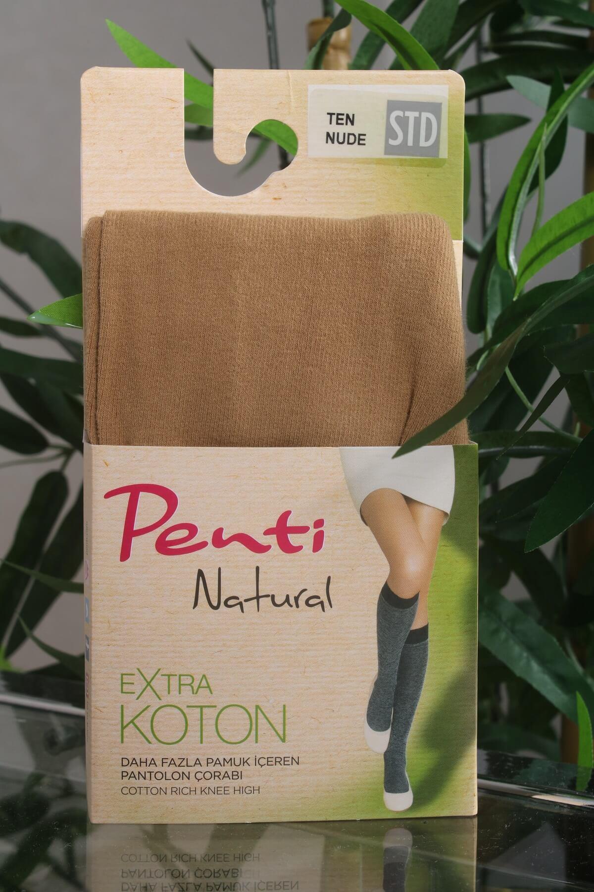 Penti Ekstra Koton Pantolon Çorabı 40 Den Ten