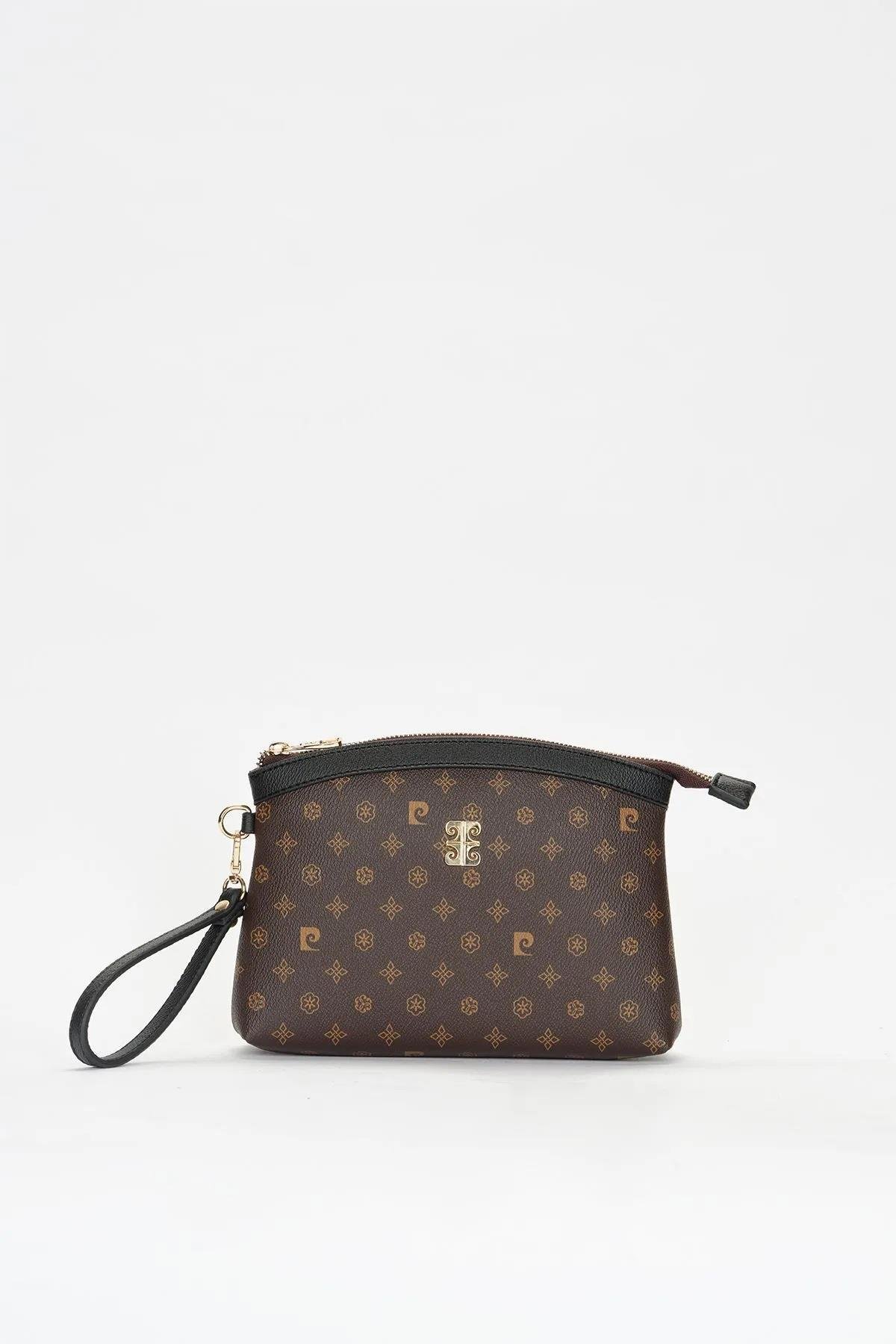 Pierre Cardin Fermuarlı Kadın Portföy Çanta 05PO22Y1547 Kahverengi