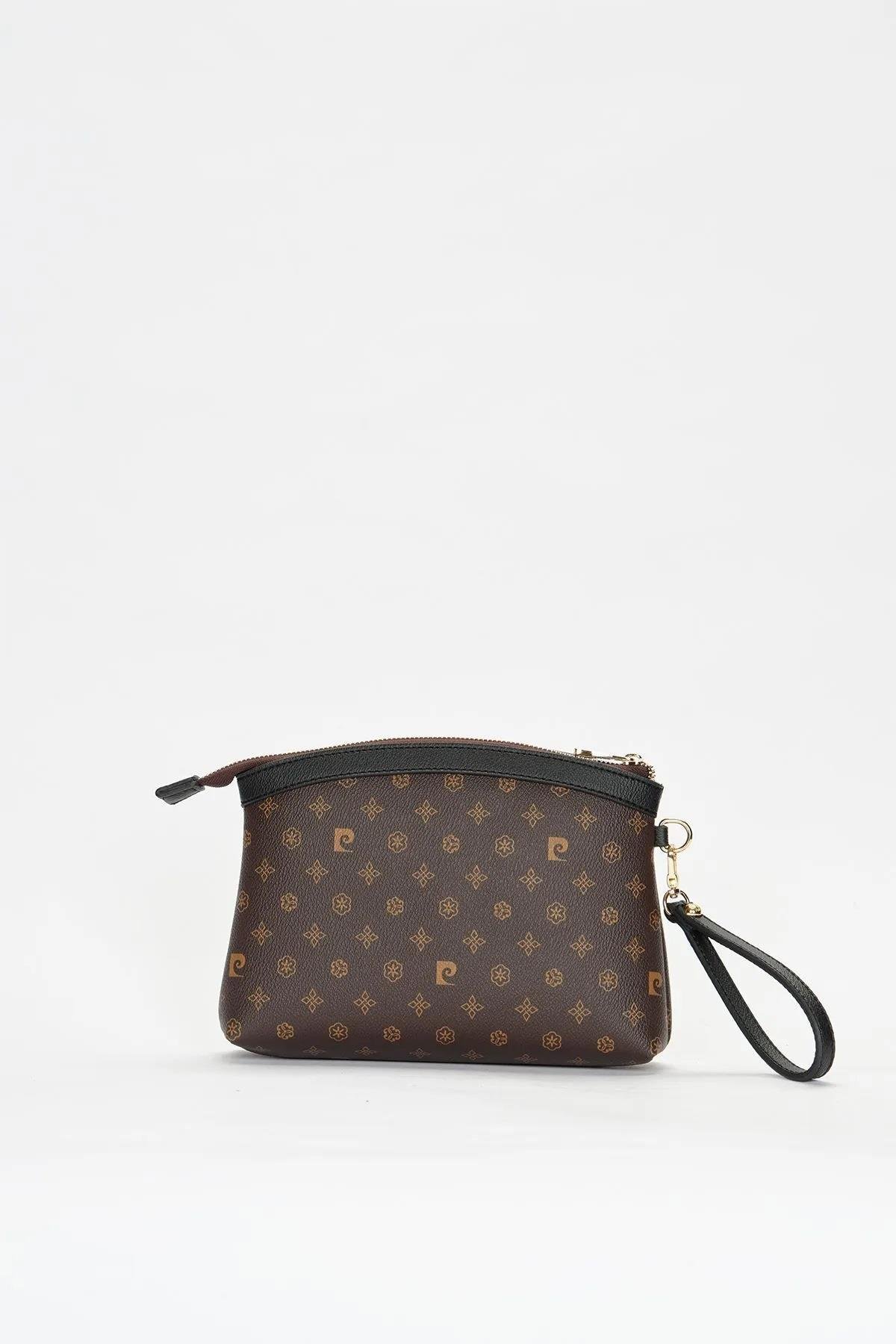 Pierre Cardin Fermuarlı Kadın Portföy Çanta 05PO22Y1547 Kahverengi