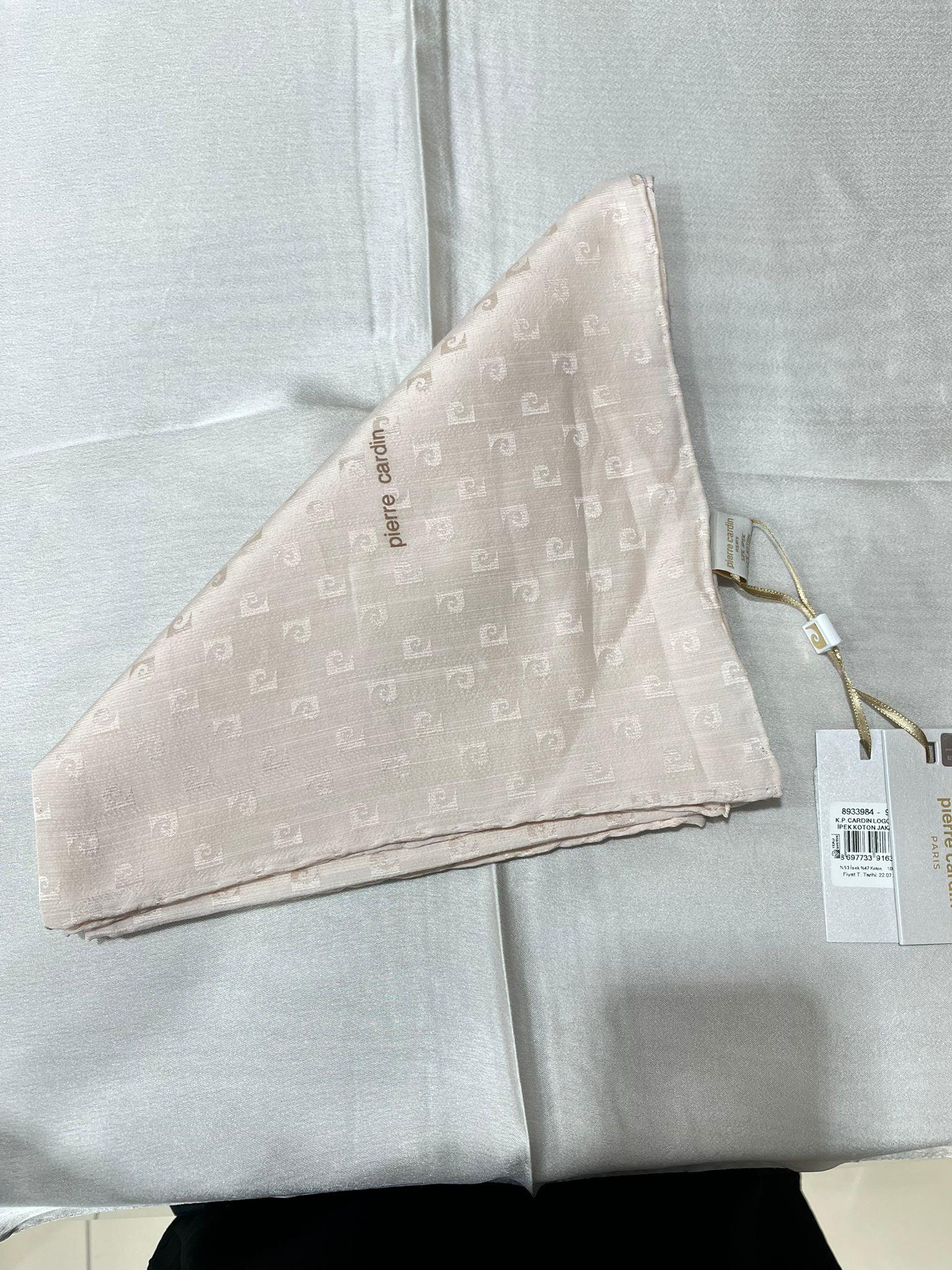 Pierre Cardin Logolu İpek Koton Jakar Eşarp 8933984 - 964