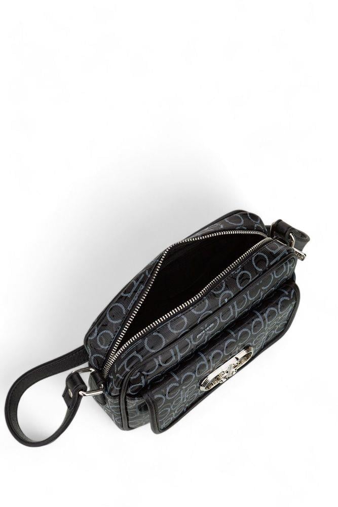 Pierre Cardin Monogram Dore Kadın Çapraz Askılı Çanta Siyah 05PC24Y507-PMN S