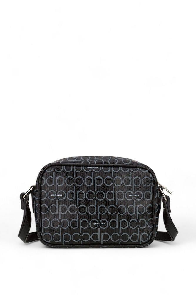 Pierre Cardin Monogram Dore Kadın Çapraz Askılı Çanta Siyah 05PC24Y507-PMN S