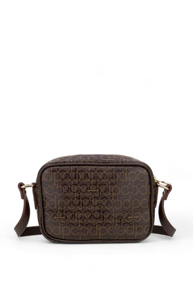 Pierre Cardin Monogram Dore Kadın Çapraz Askılı Çanta Kahverengi 05PC24Y507-PMN S