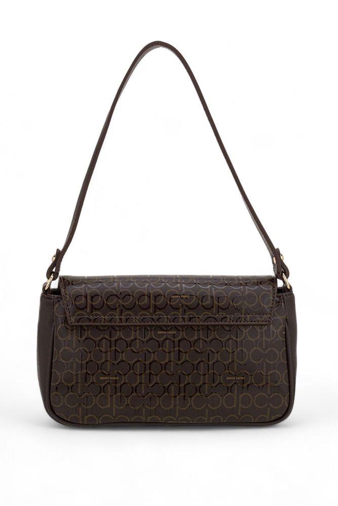 Pierre Cardin Monogram Dore Kadın Omuz Çantası Kahverengi 05PC24Y509-PMN KH
