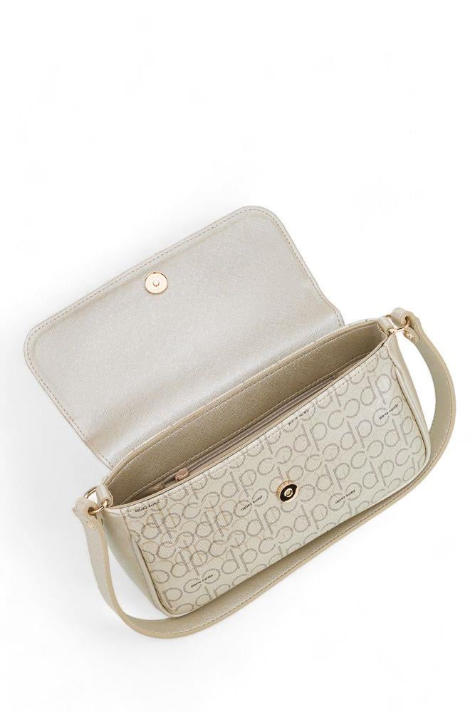Pierre Cardin Monogram Dore Kadın Omuz Çantası Altın 05PC24Y509-PMN A
