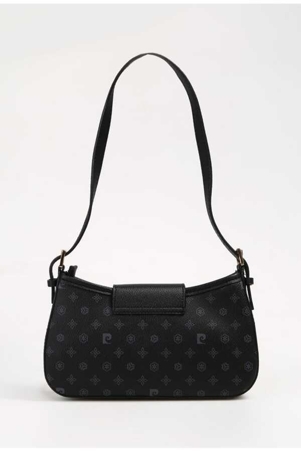 Pierre Cardin Monogram Kadın Omuz Çantası Siyah 05PC24Y529-MN S