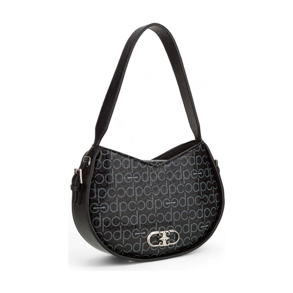 Pierre Cardin Monogram Siyah Kadın Omuz Çantası 05PC24Y536-PMN S