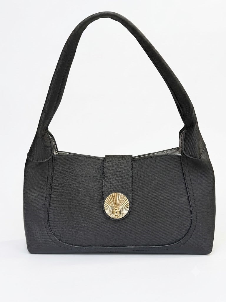 Tiffany & Tomato 128 Şık & Fonksiyonel Hobo Omuz Çantası Siyah